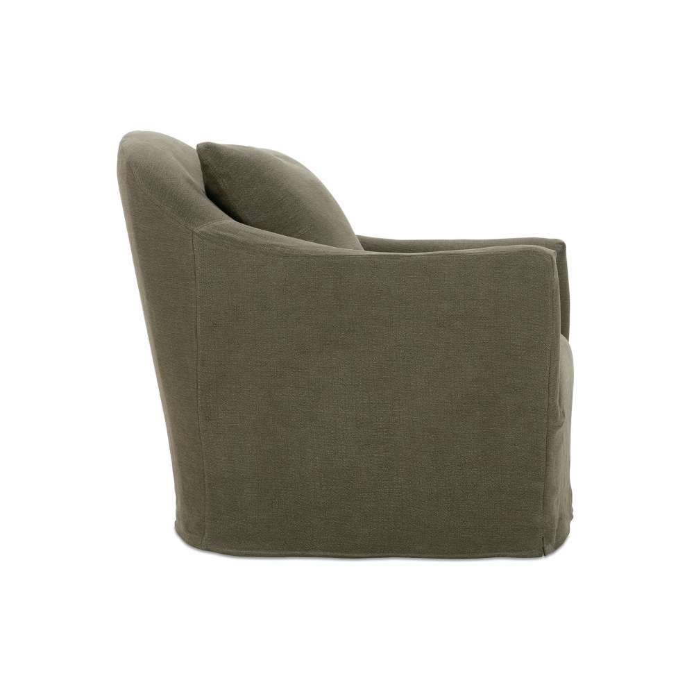 Aiden Slipcover Swivel Chair