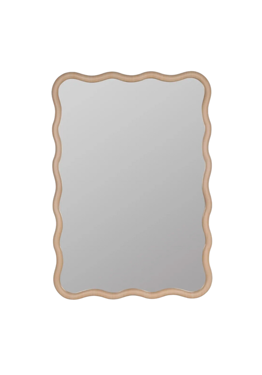 Wavy Cream Mirror