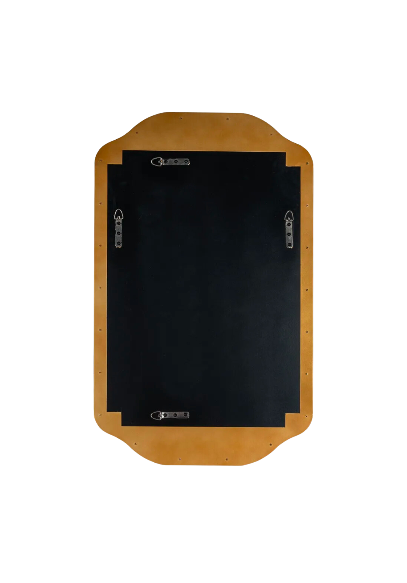 Metal Curved Oval Mirror