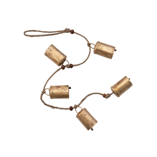 Hanging Bells with Wood Beads