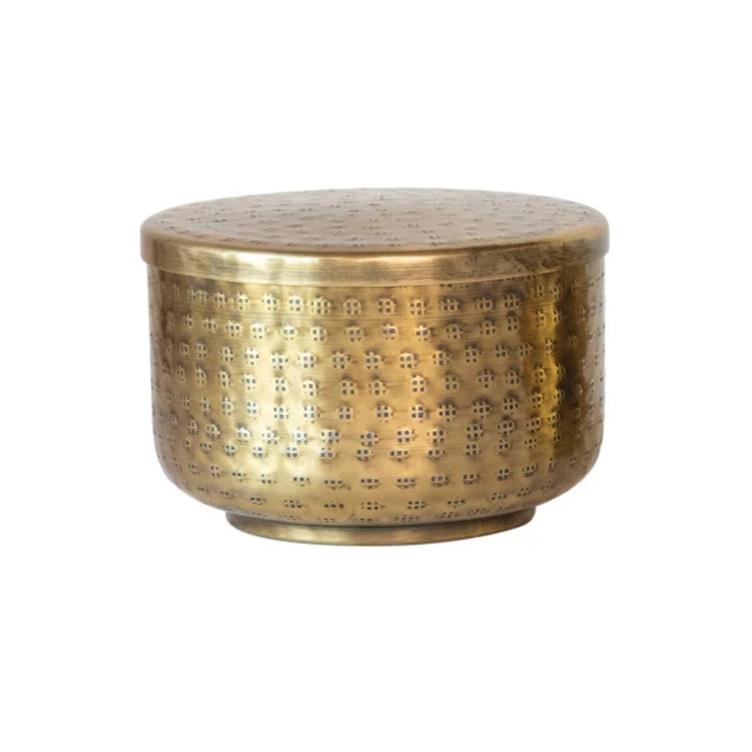 Hammered Gold Containers