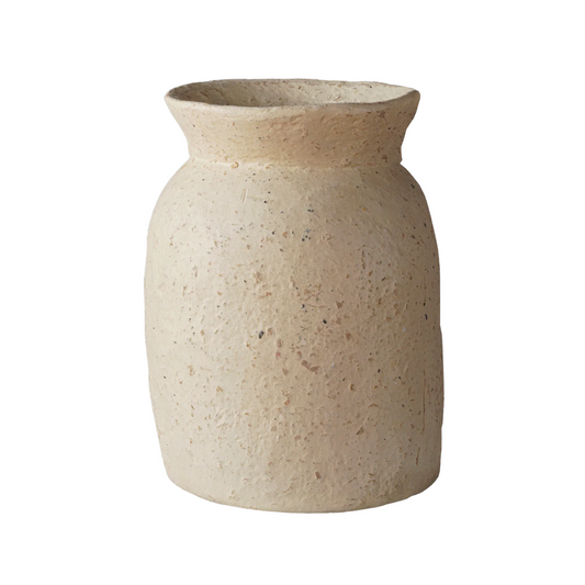 Paper Mache Artisan Vase