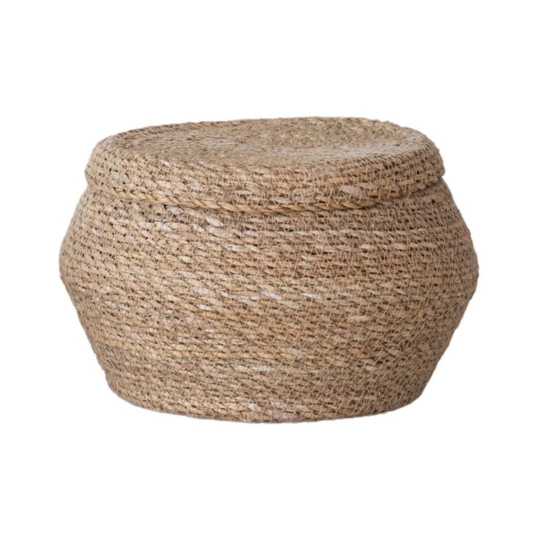 Seagrass Basket with Lid