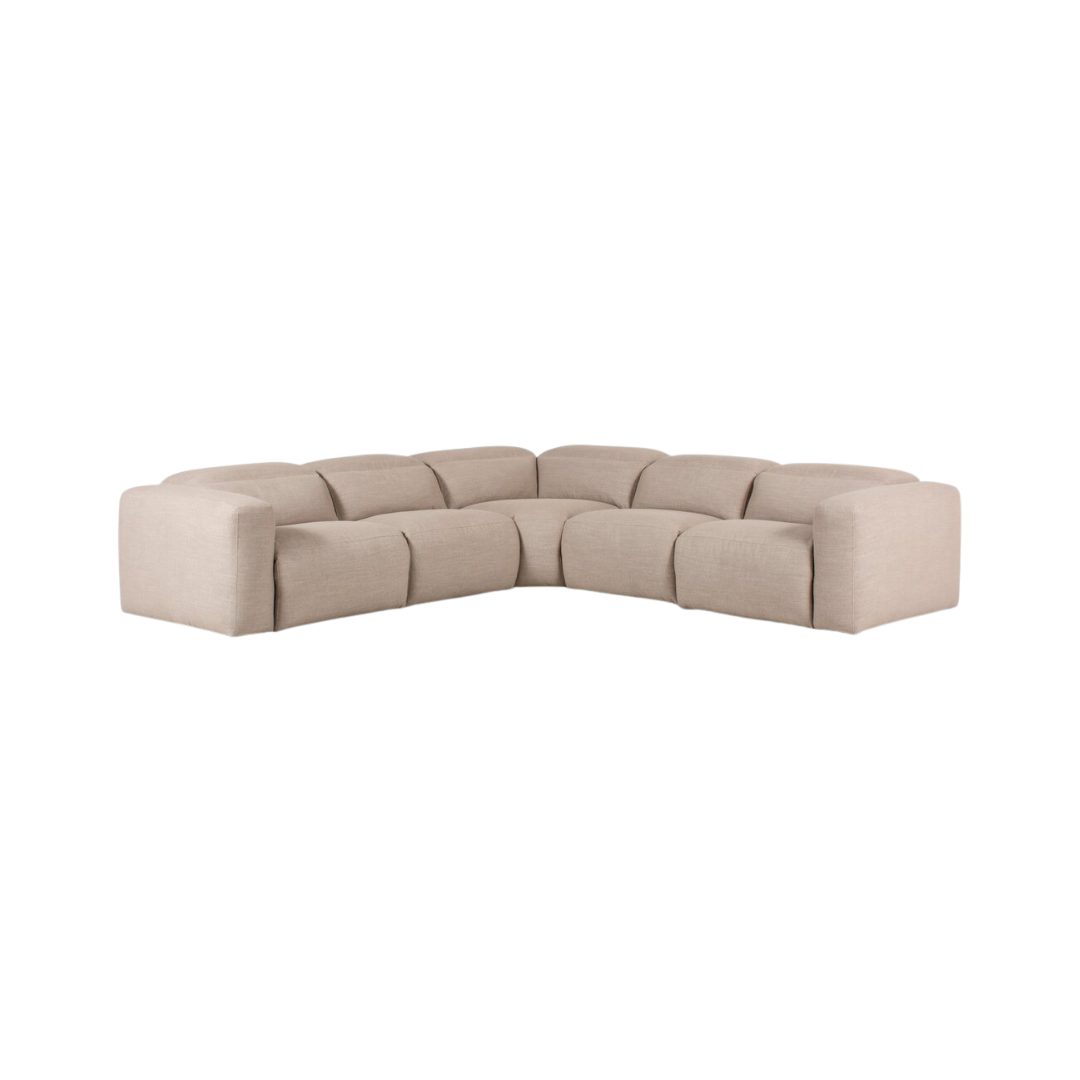 Warby Power Recliner 5- Piece Sectional