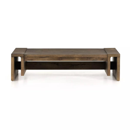 Beam Coffee Table-Rustic Fawn Veneer