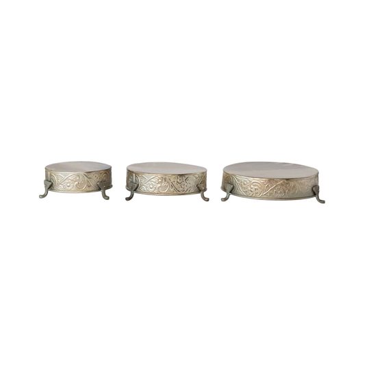 Metal Footed Pedestals
