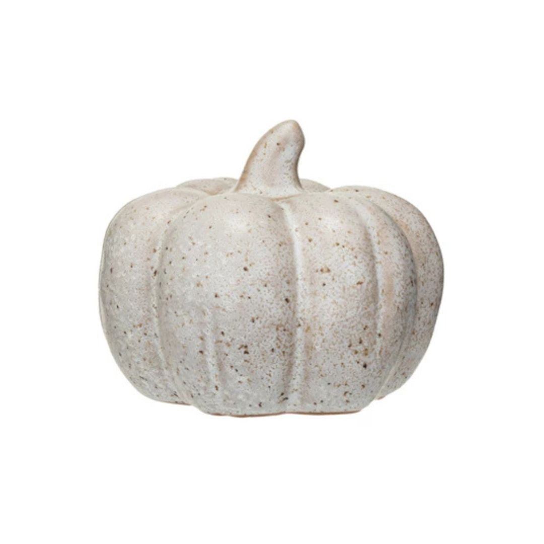 Stoneware Pumpkin, Reactive Glaze