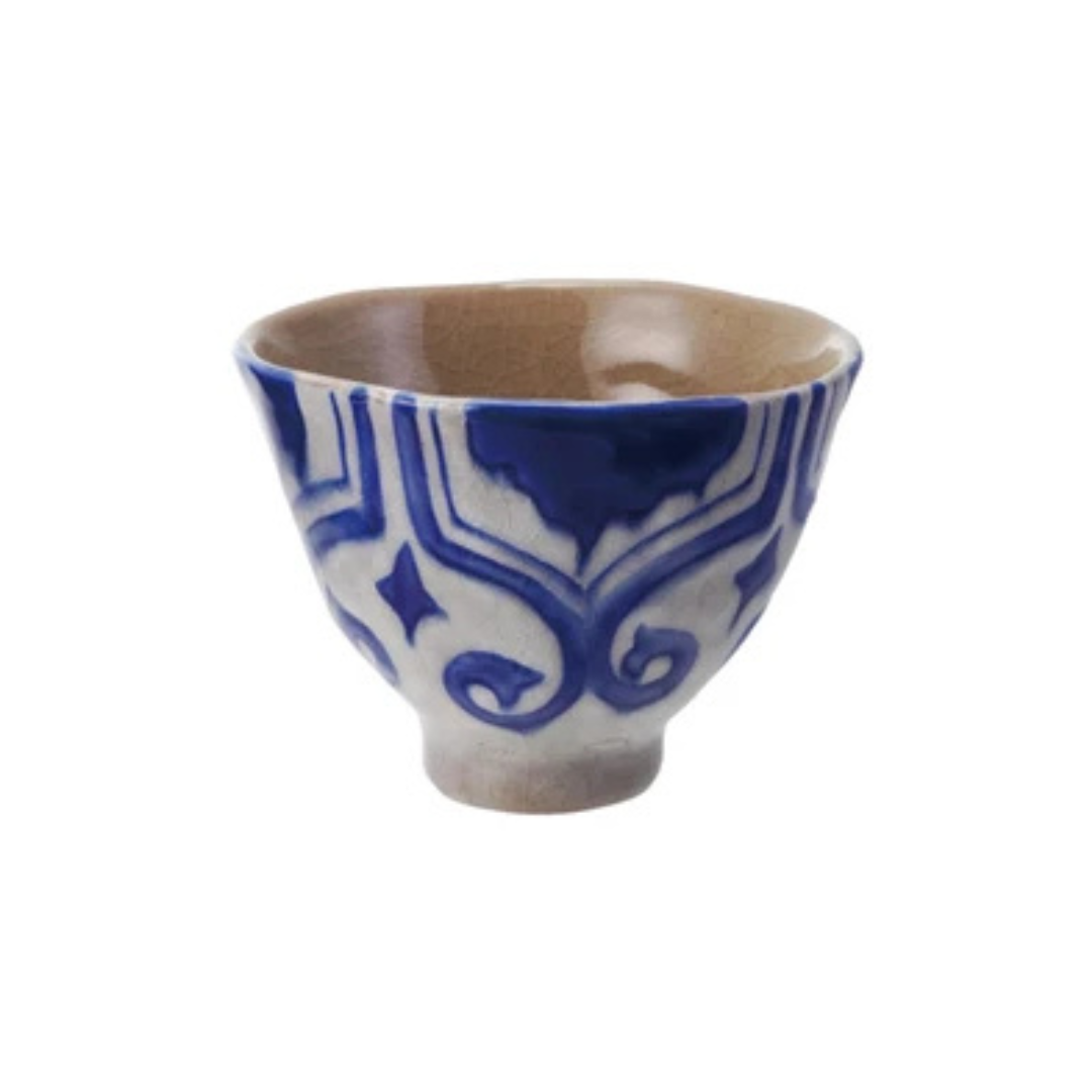 Blue Stoneware Bowl/Teacup