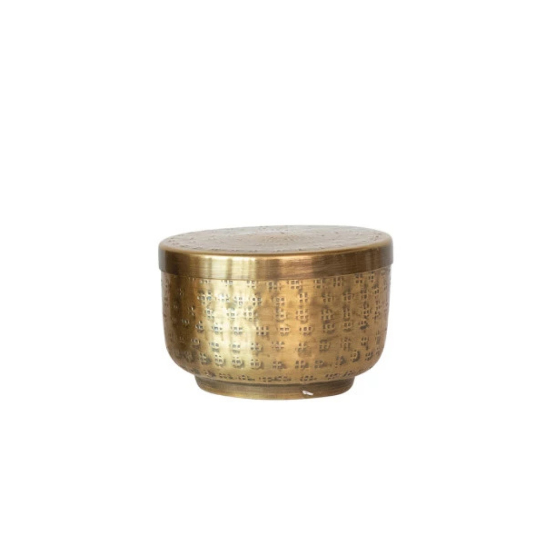 Hammered Gold Containers