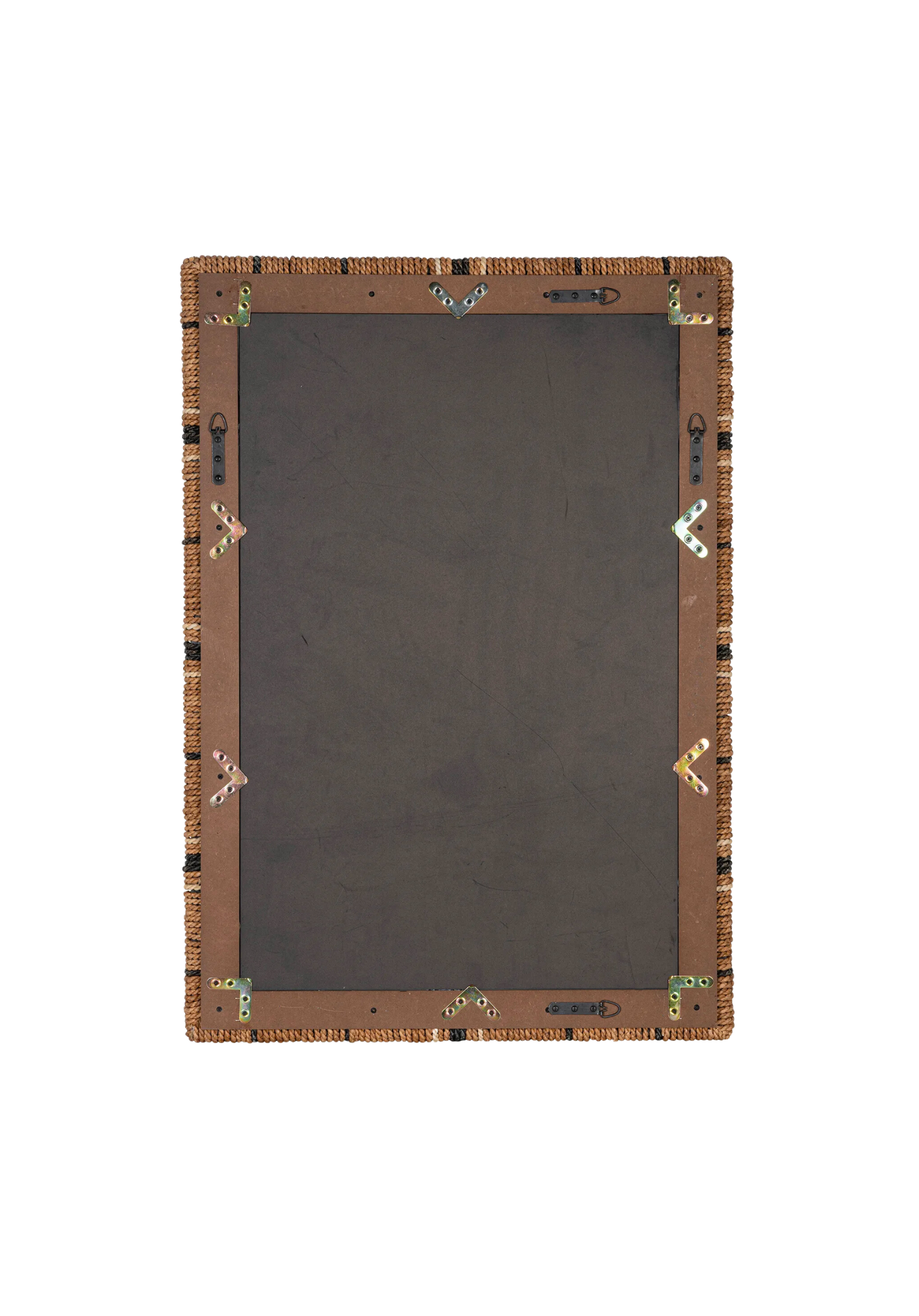 Jute Striped Wall Mirror