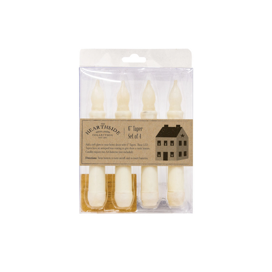 Ivory LED Tapers (Set of 4)