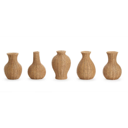 Basket Weave Bud Vases
