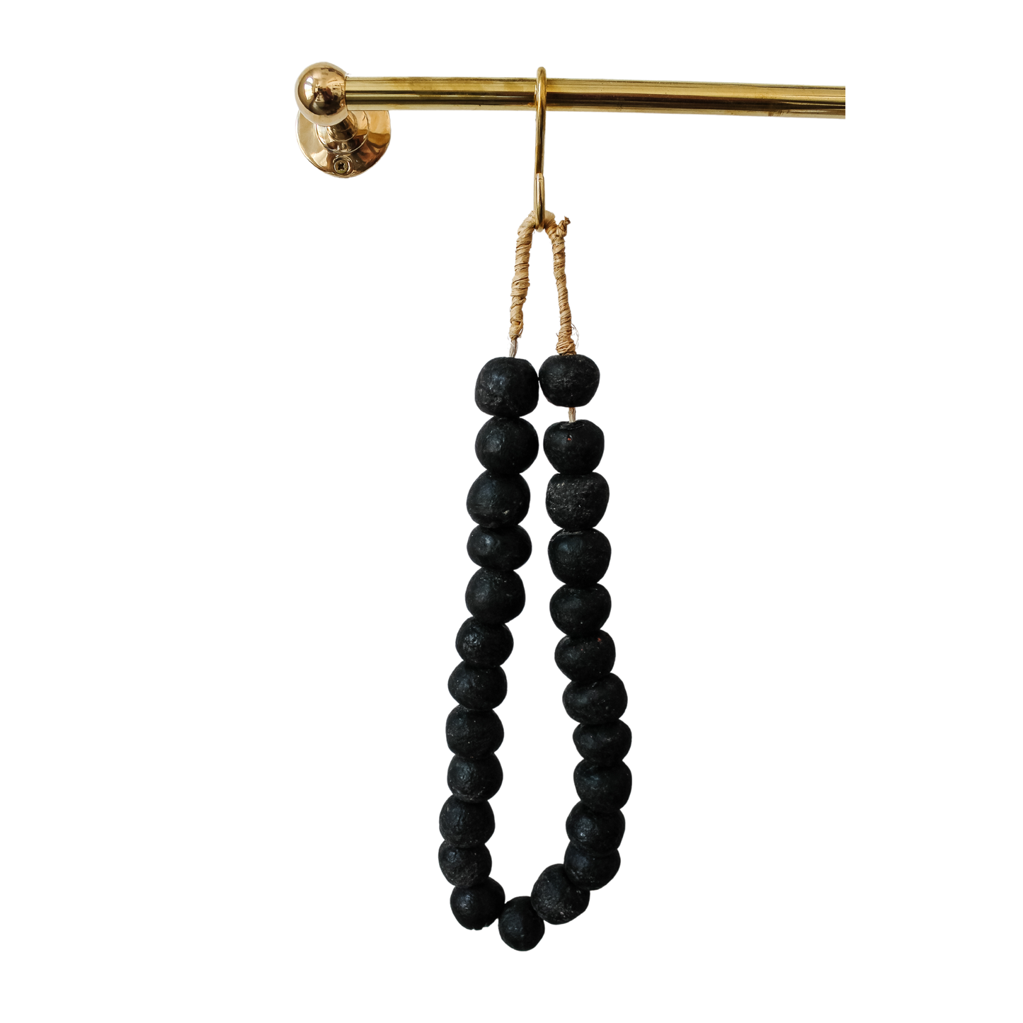 Black Glass Beads