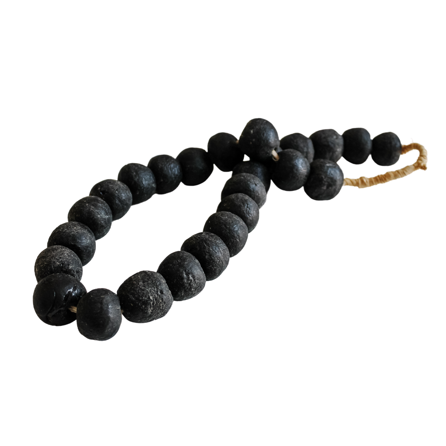 Black Glass Beads