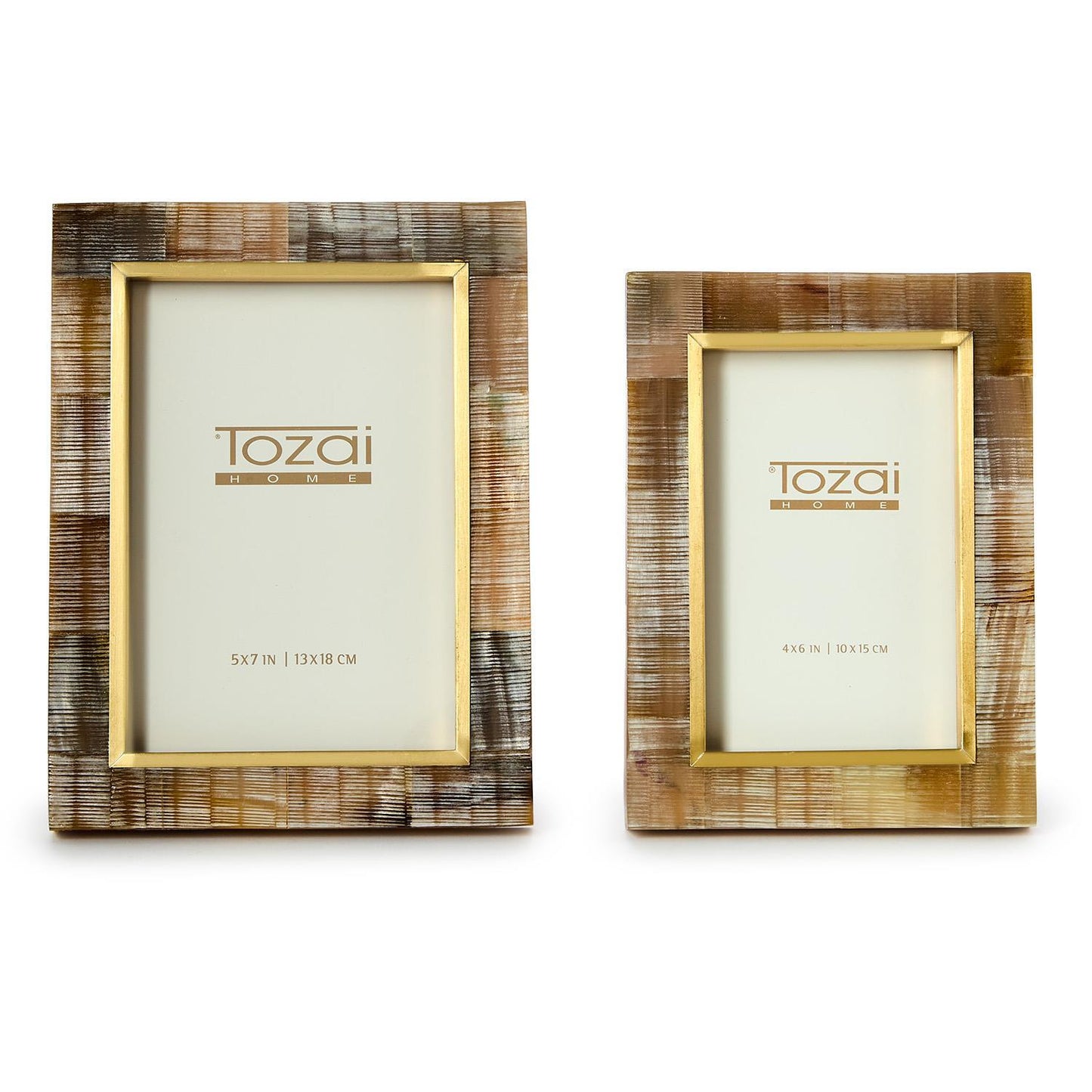 Chiseled Horn Photo Frame