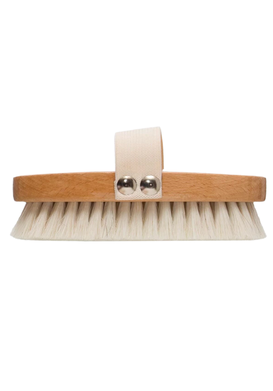 Banded Beech Wood Bath Brush