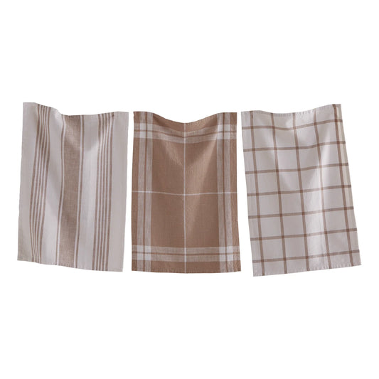 Beige Tea Towels (Set of 3)