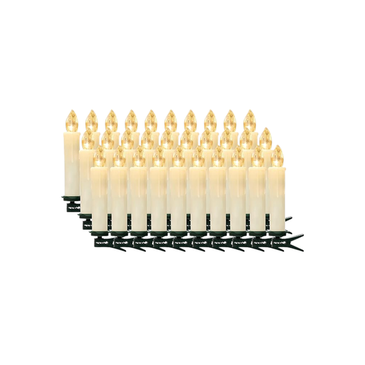Christmas Tree Flickering Candle Lights