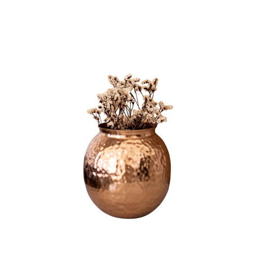 Hammered Copper Vase