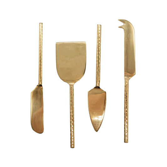 Forged Brass Cheese Knives