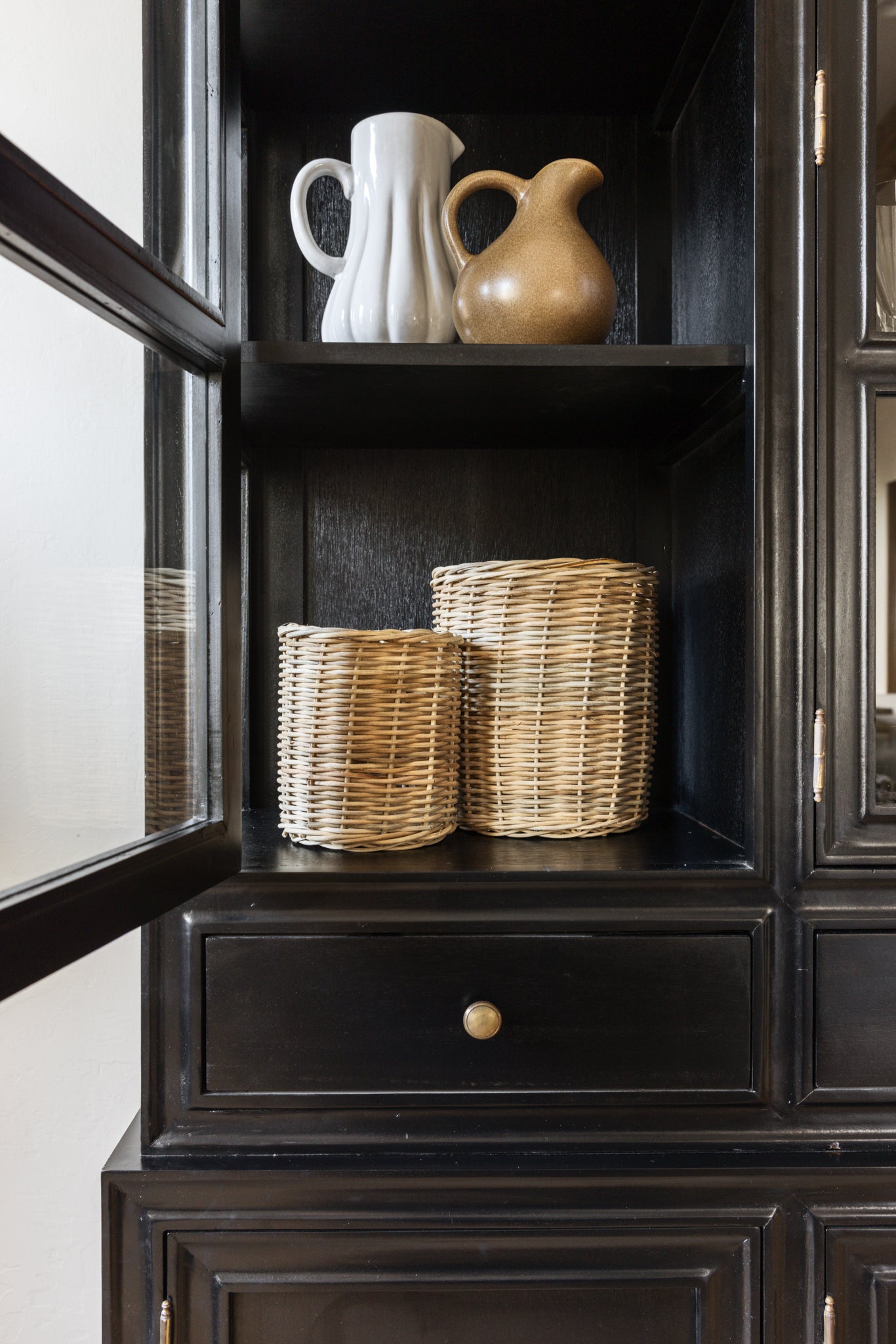 Circle Rattan Baskets