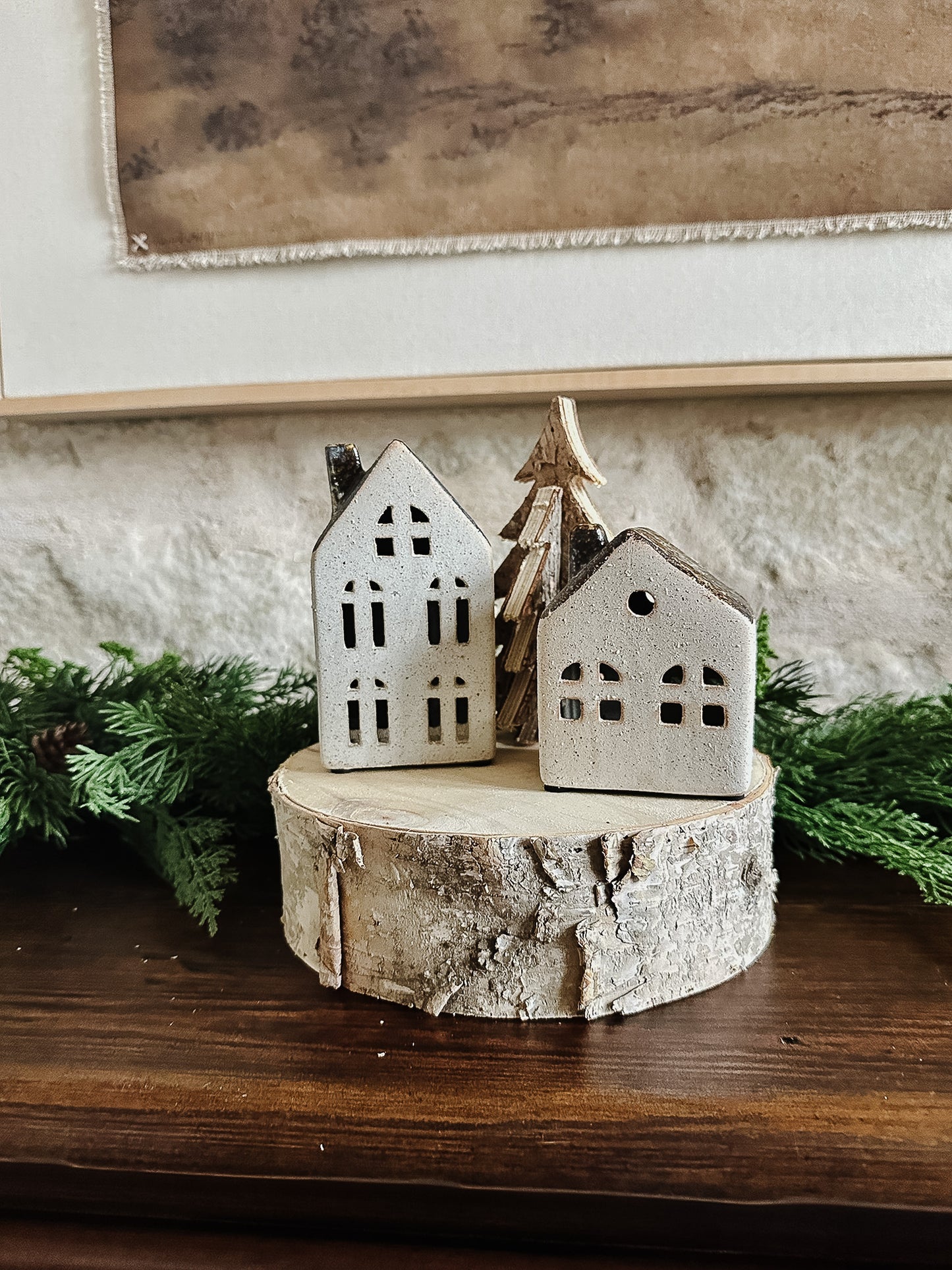 Wood Slice Pedestal