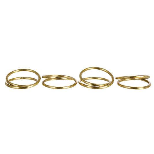 Brass Napkin Rings (Set of 4)