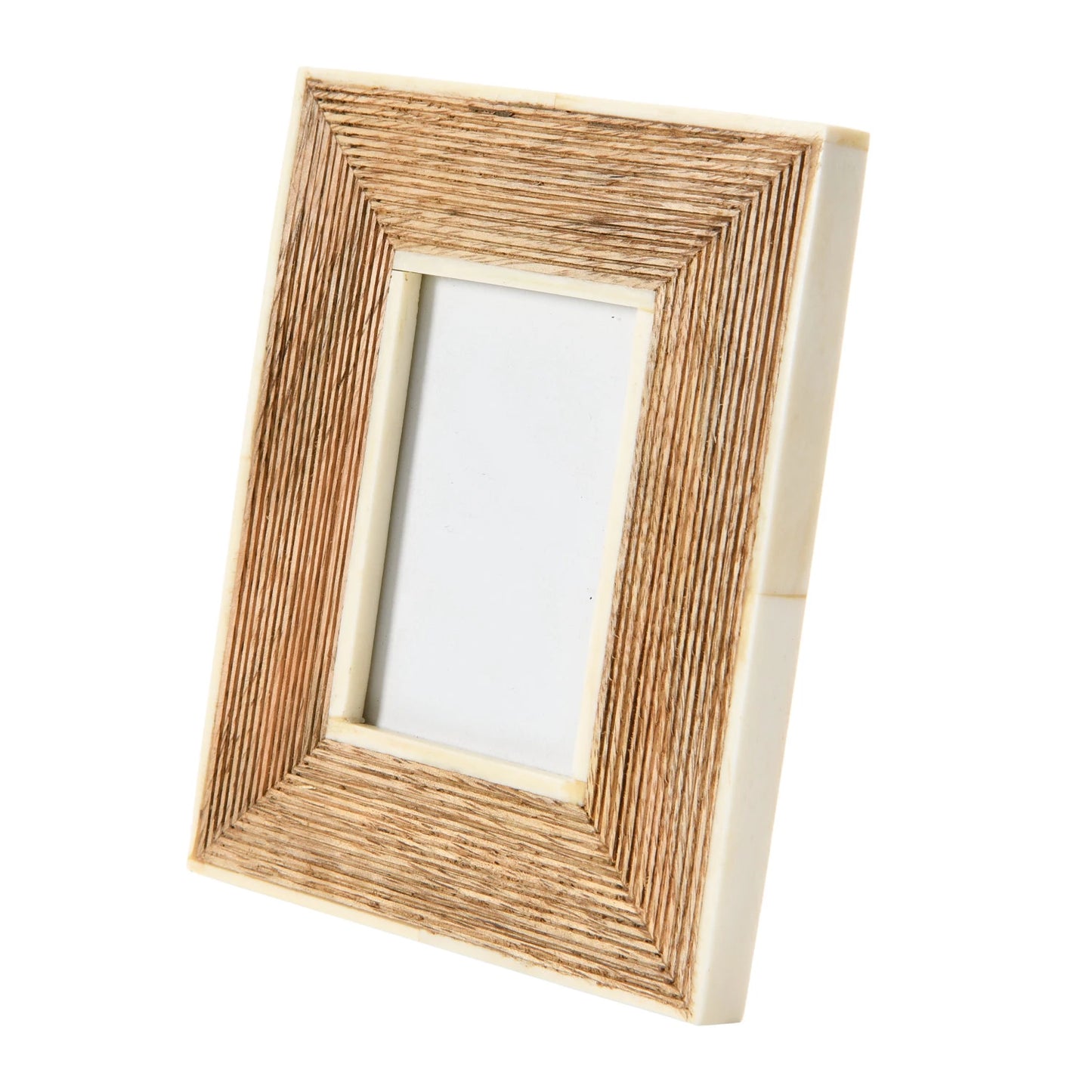 Bone Border Photo Frame