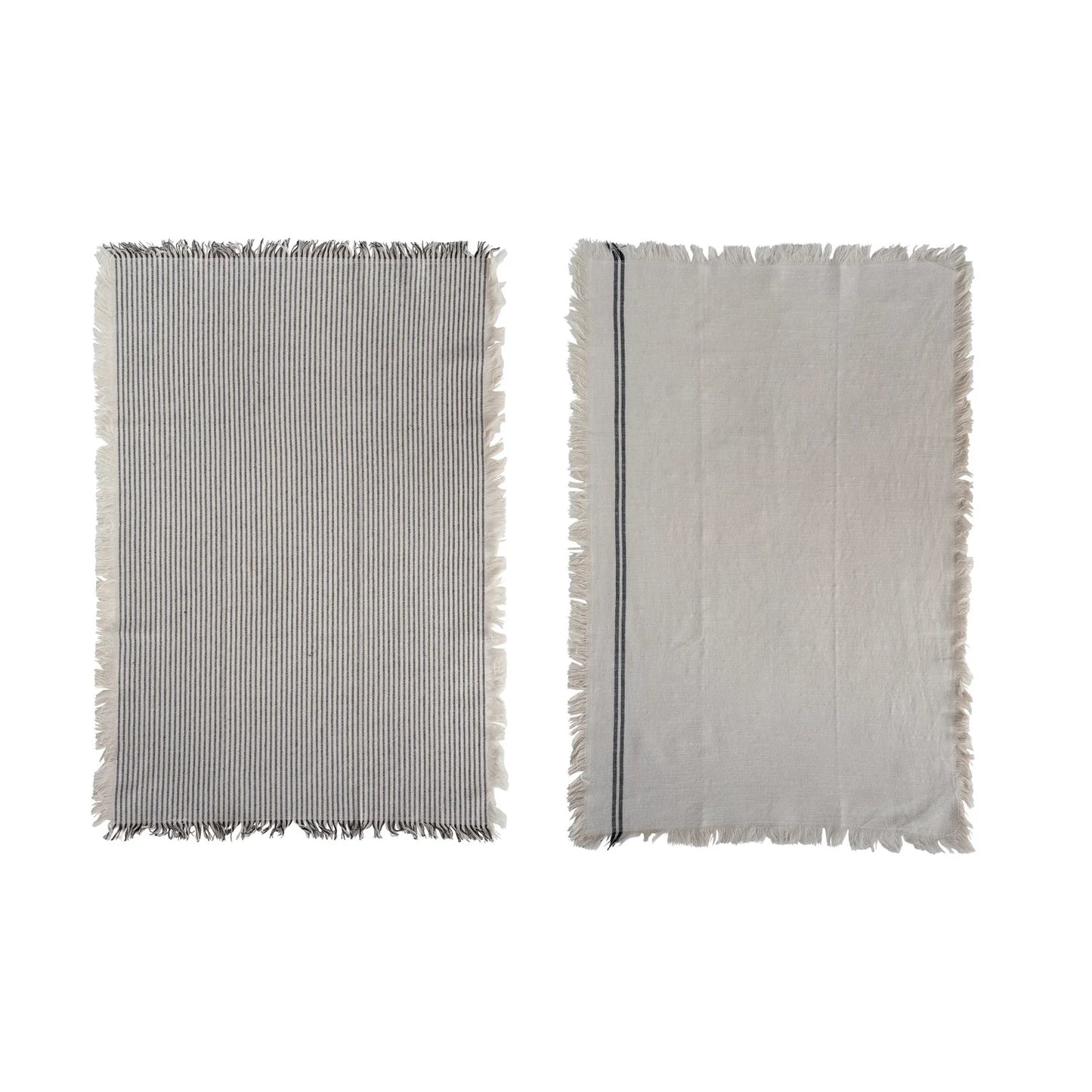Tea Towels with Fringe (Set of 2)
