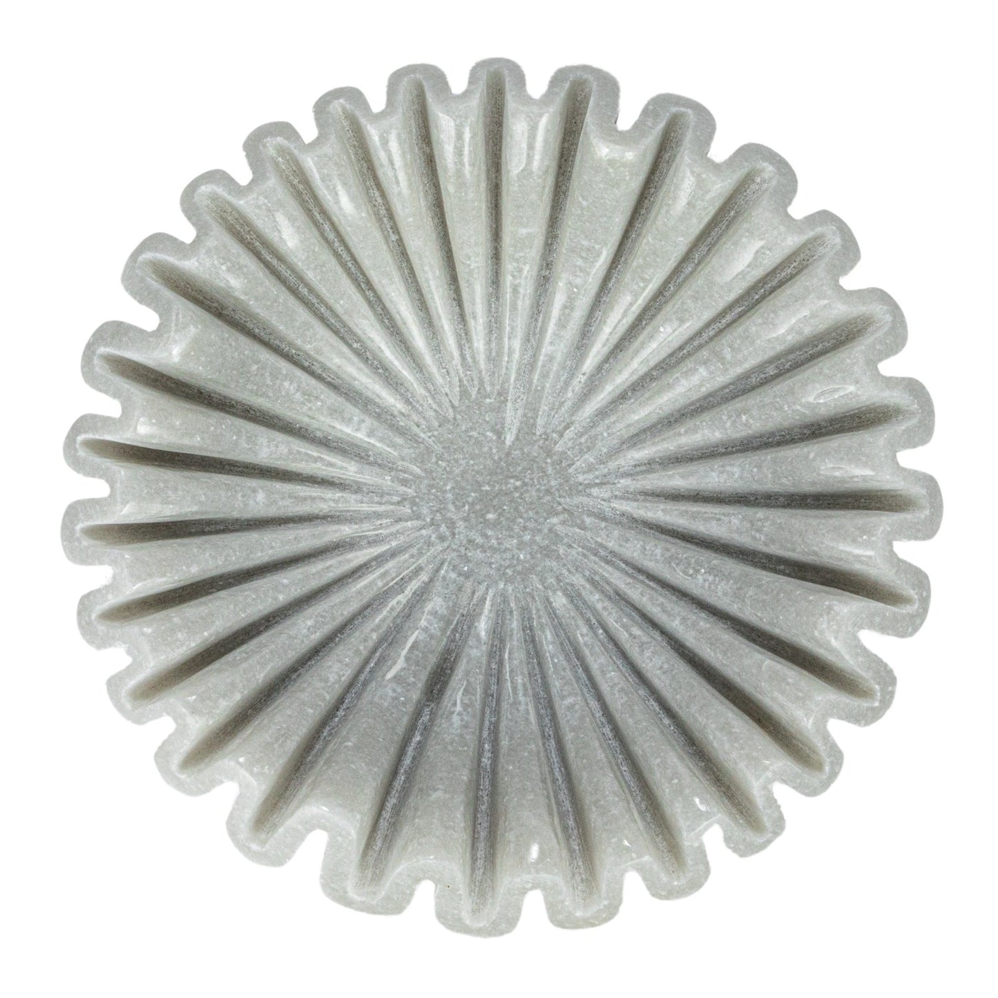 Fluted Marble Dish