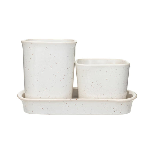 Sink organizer with saucer (Set of 3)