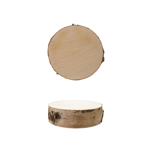 Wood Slice Pedestal