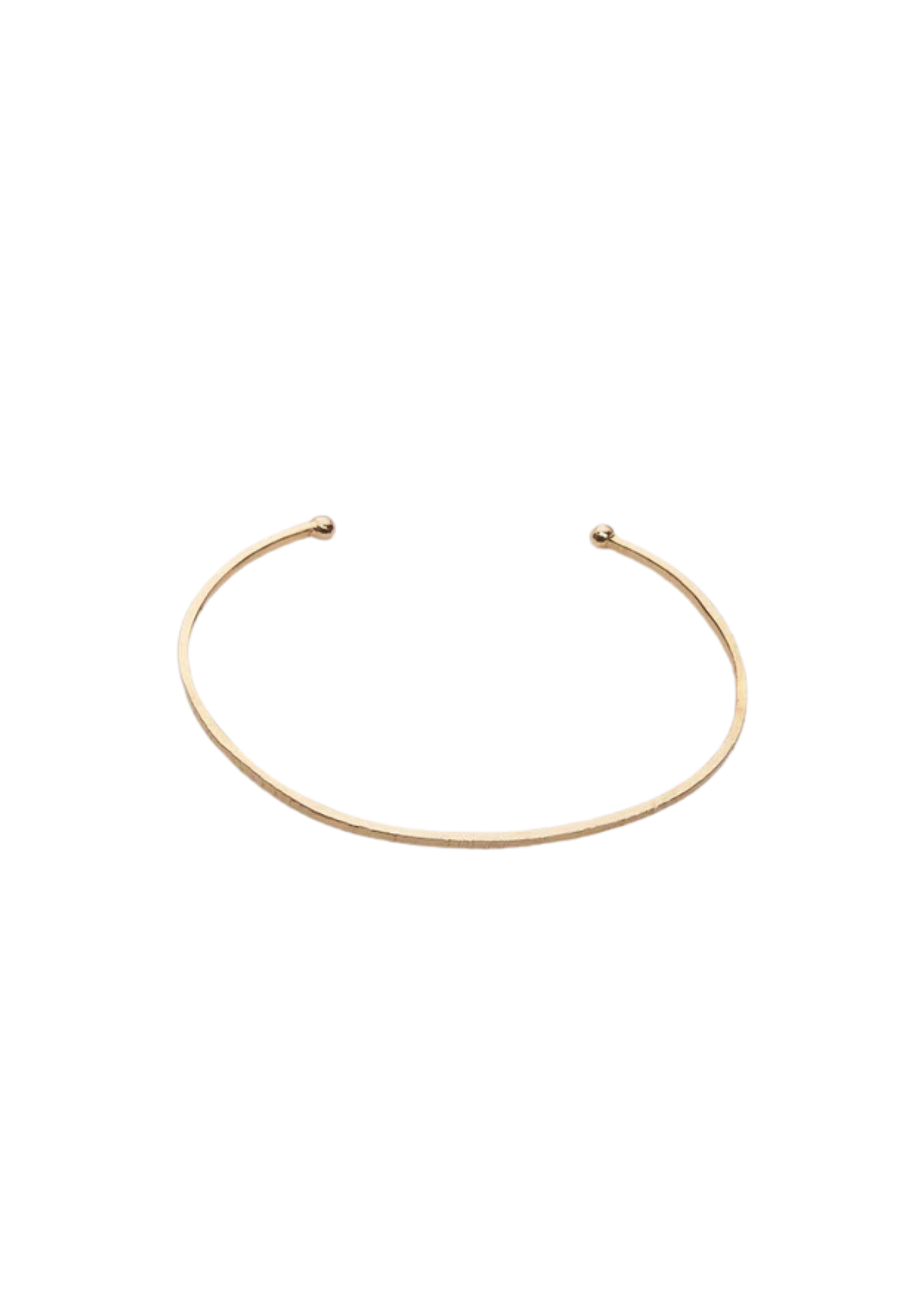 Thin Hammered Bangle