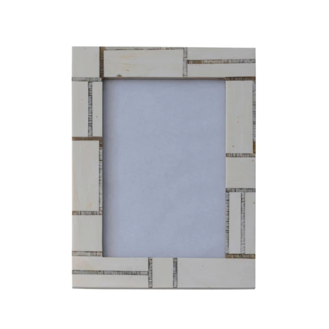 Horn Geometric Tiled Photo Frame