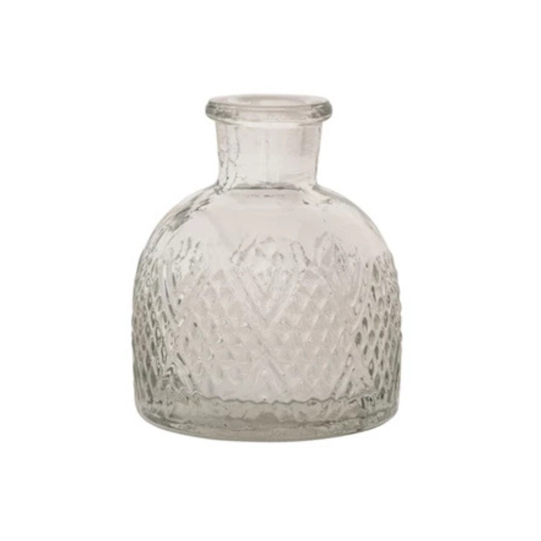 Pressed Glass Vase