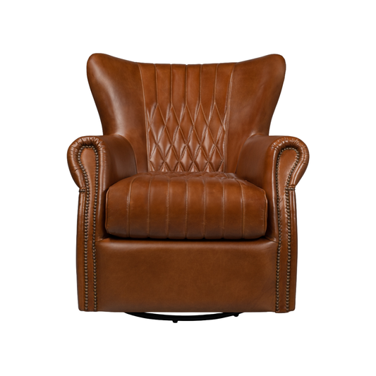 Vesto Leather Swivel Chair