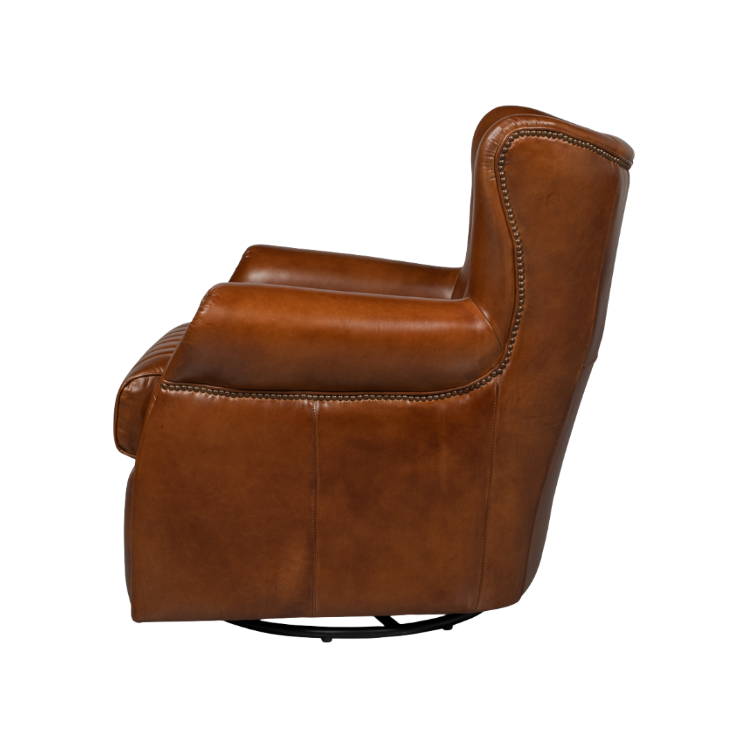 Vesto Leather Swivel Chair