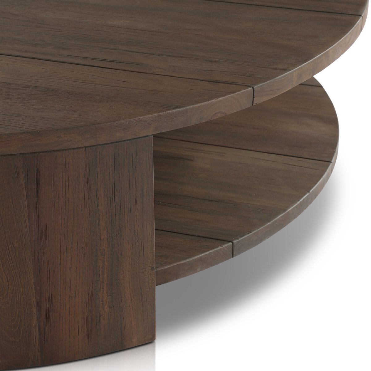 Tobin Outdoor Round Coffee Table