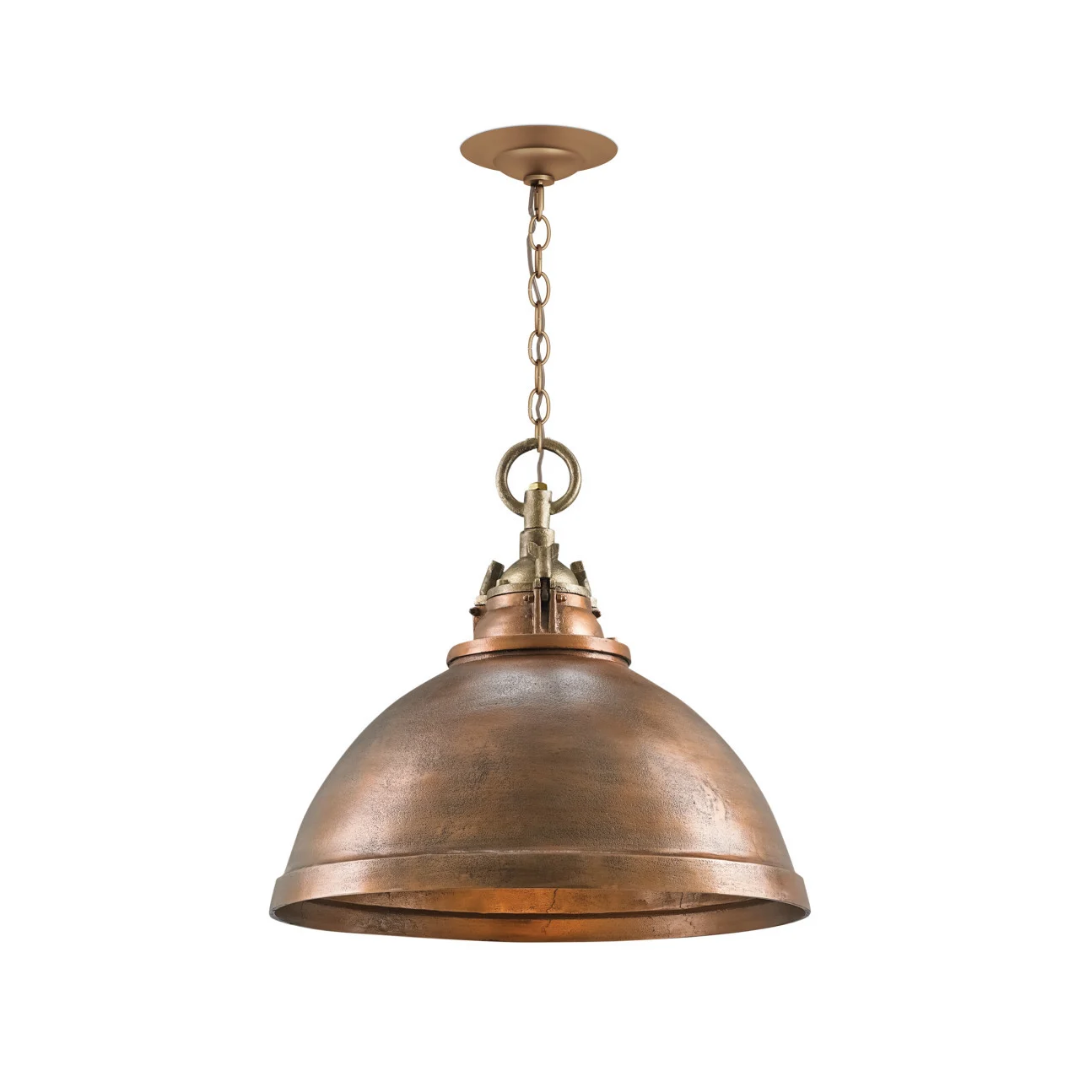 Rouen Copper Pendant