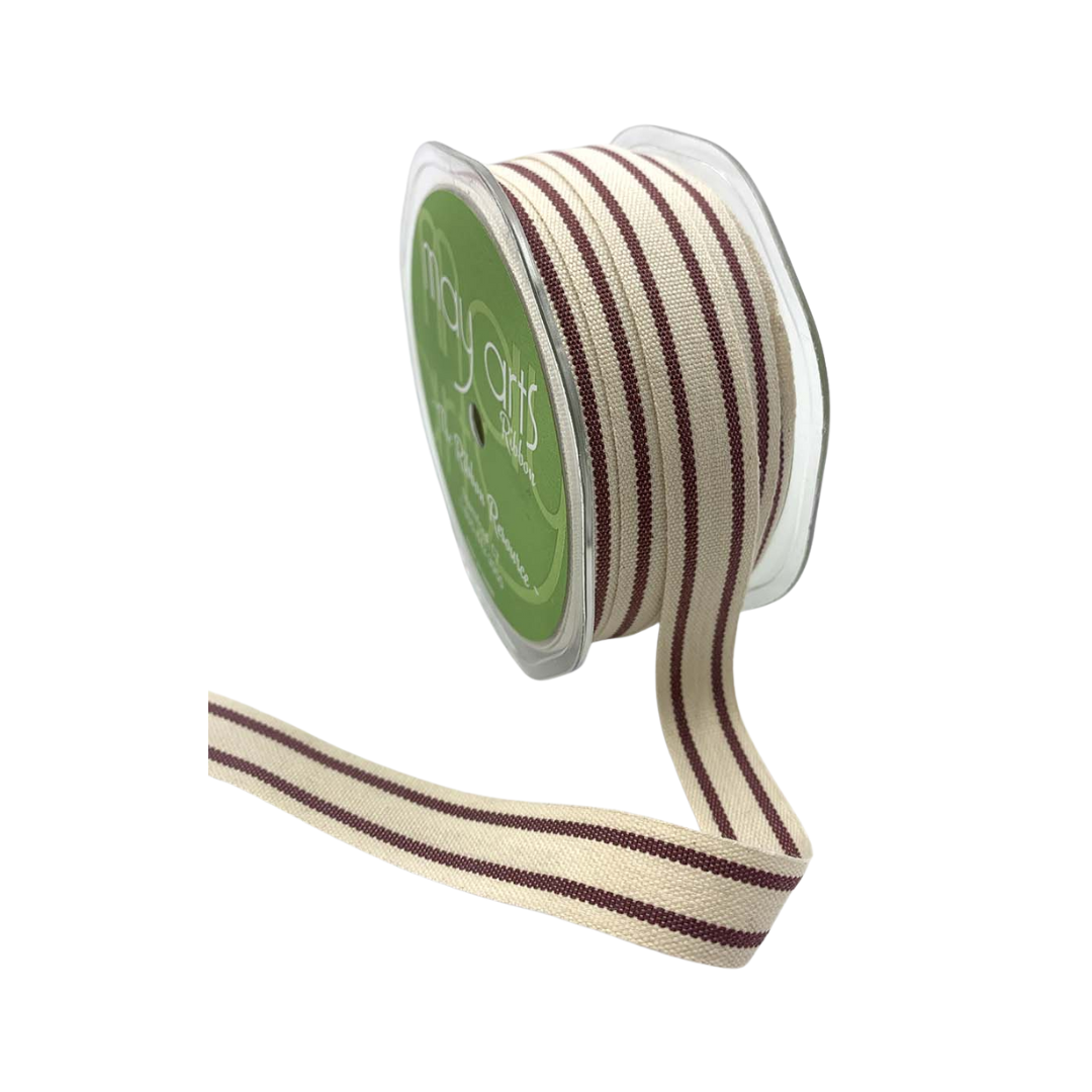 5/8" Double Stripe Ribbon (30 yards)