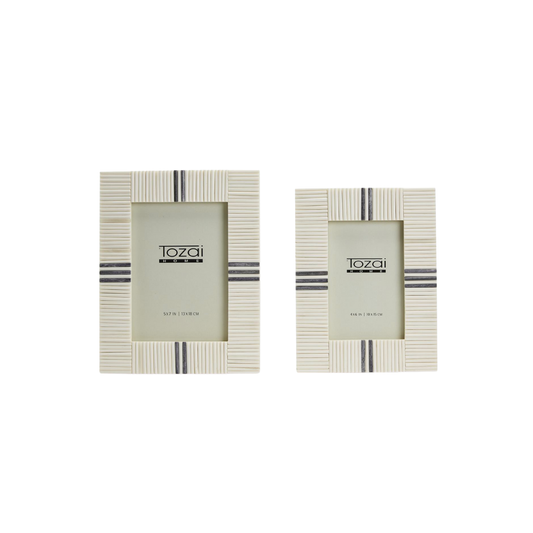 Bone Inlay Photo Frame