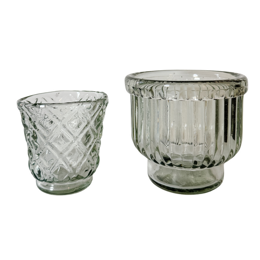 Hand-Blown Glass Tealight/Votive Holder