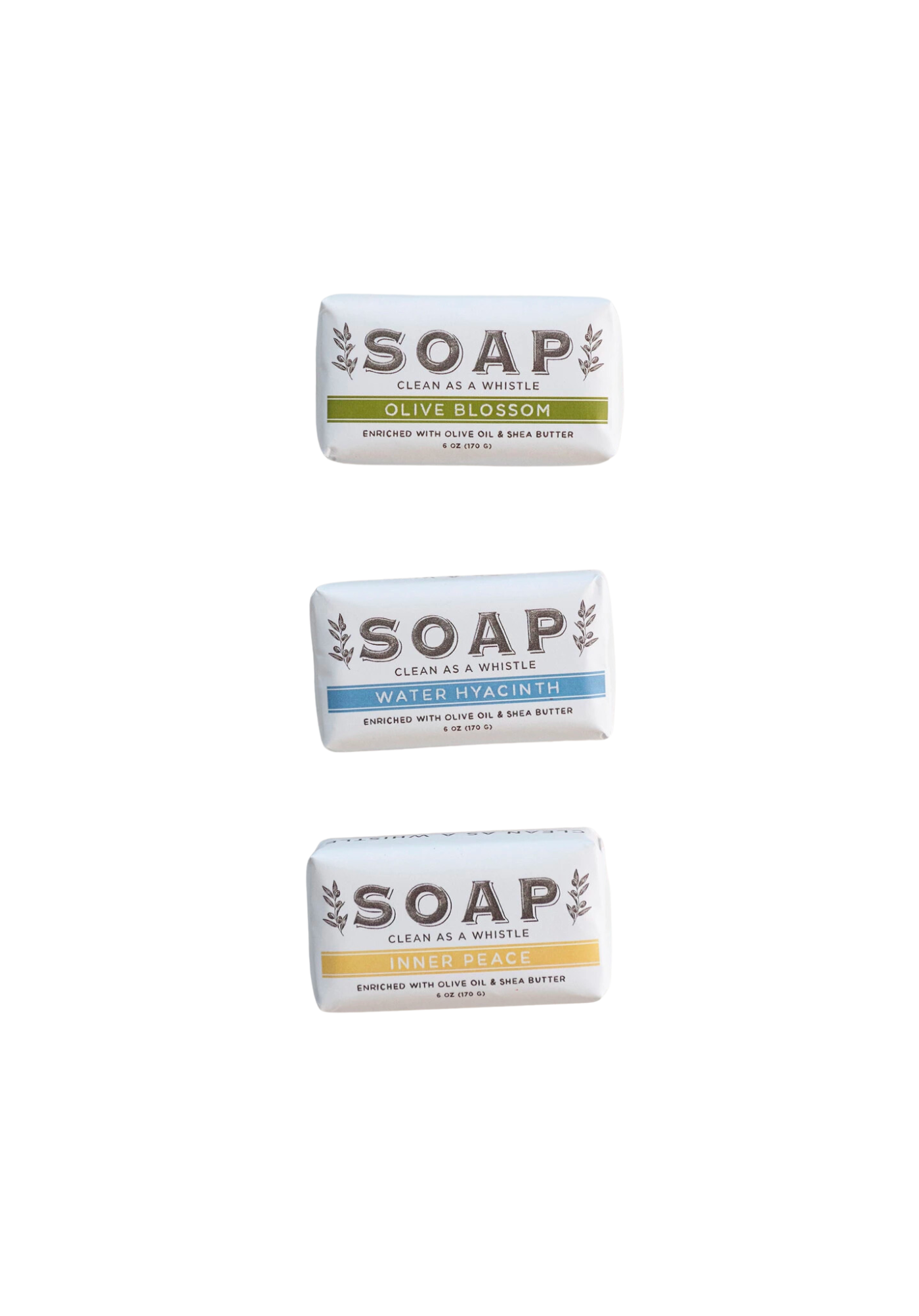 Olive Oil & Shea Butter Milled Bar Soap