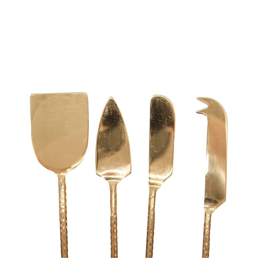Forged Brass Cheese Knives