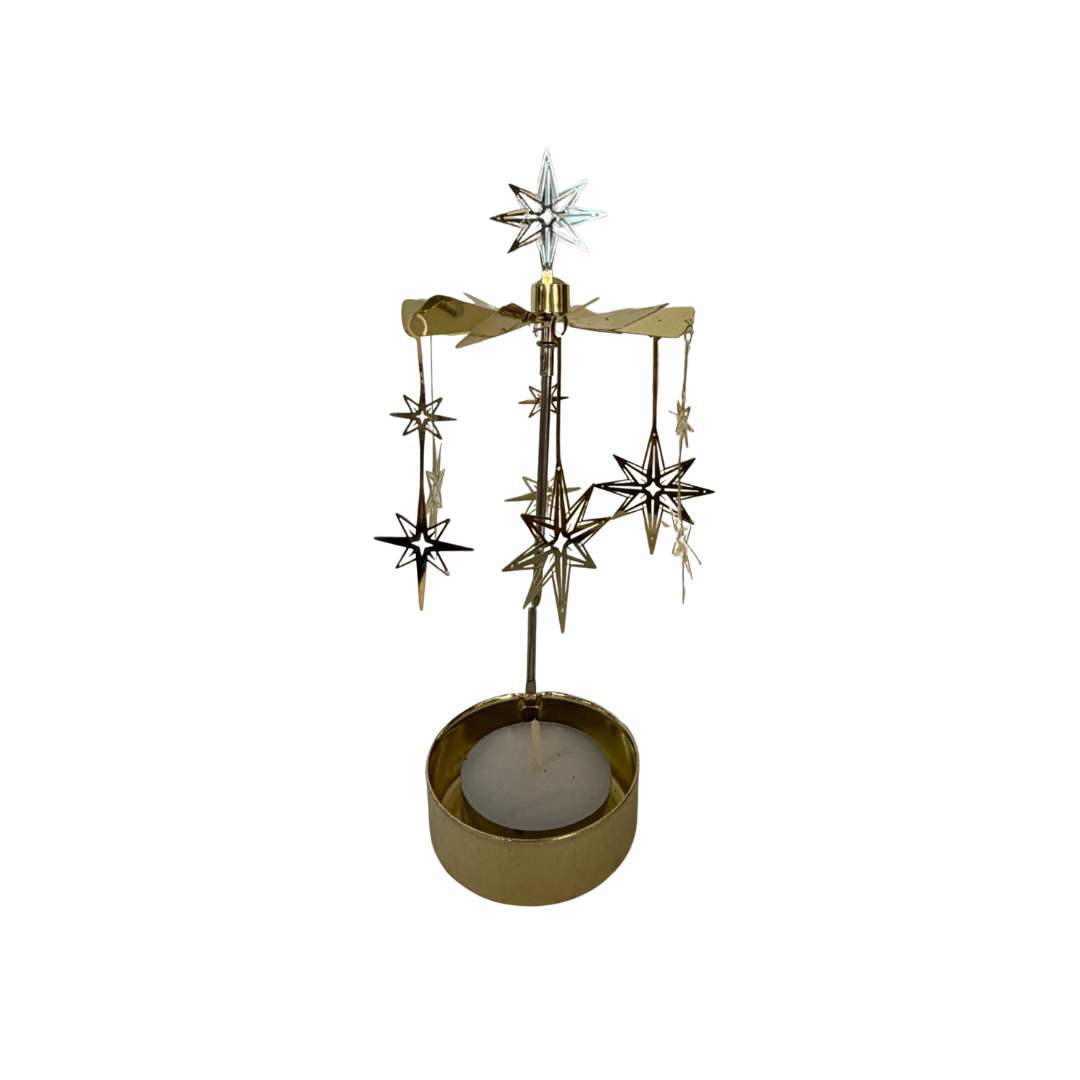 Holiday Rotary Tea Light Holder