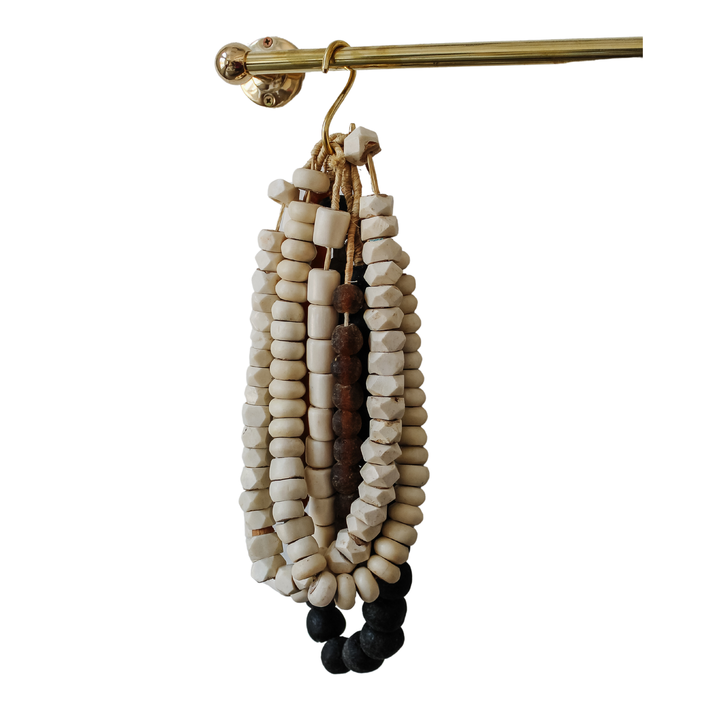 White Round Beads