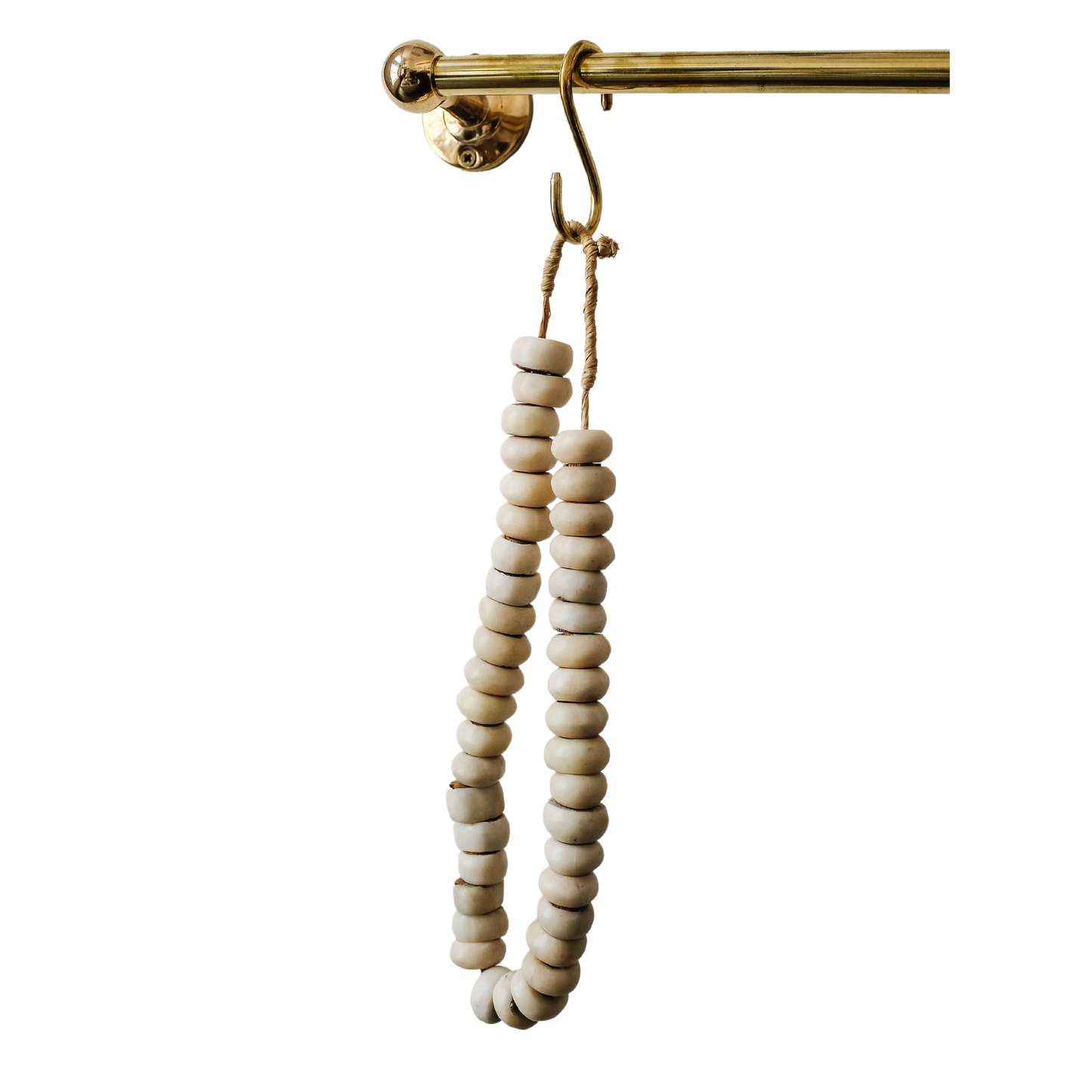 White Round Beads