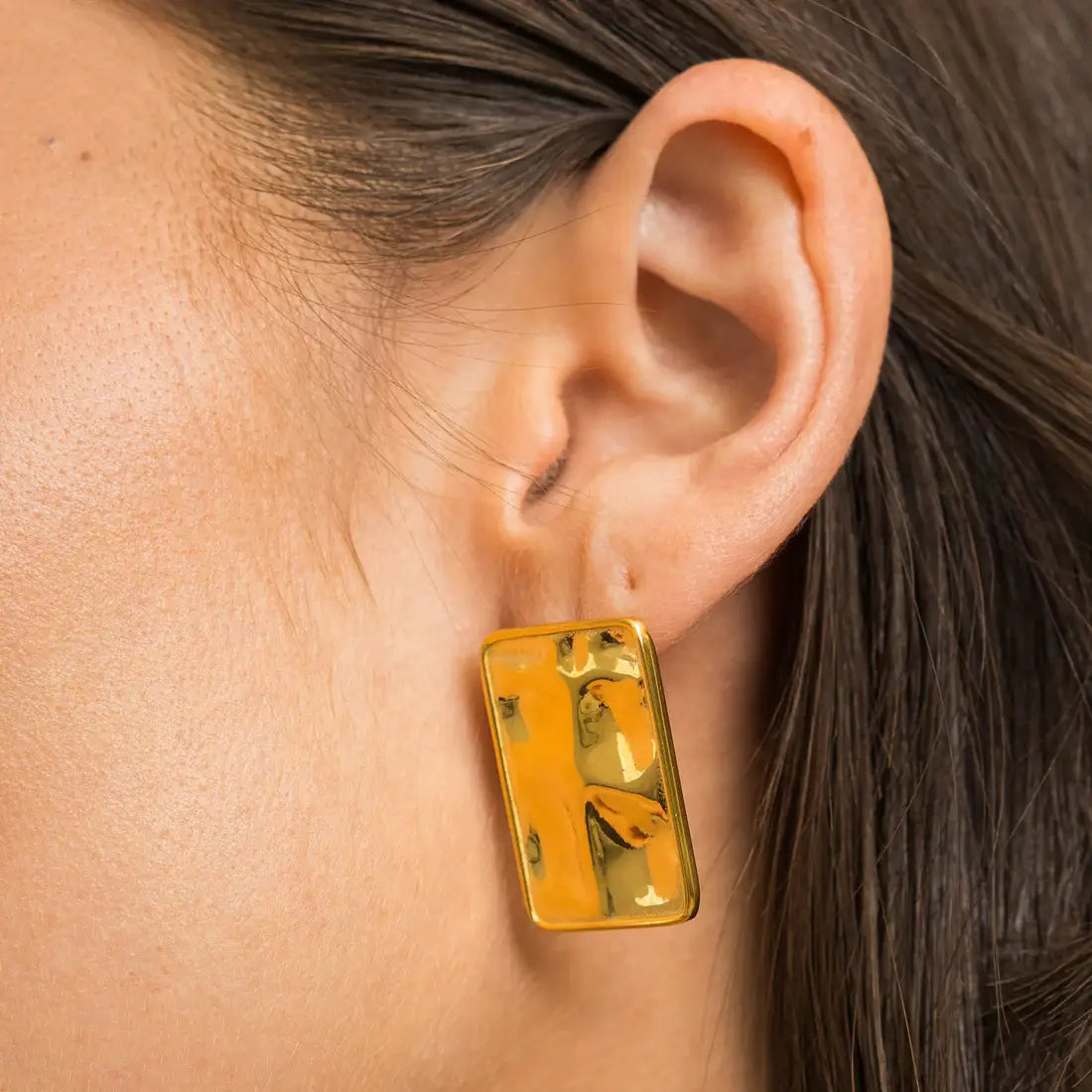 Statement Rectangular Earrings