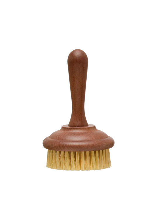 Espresso Wood and Sisal Dish Brush