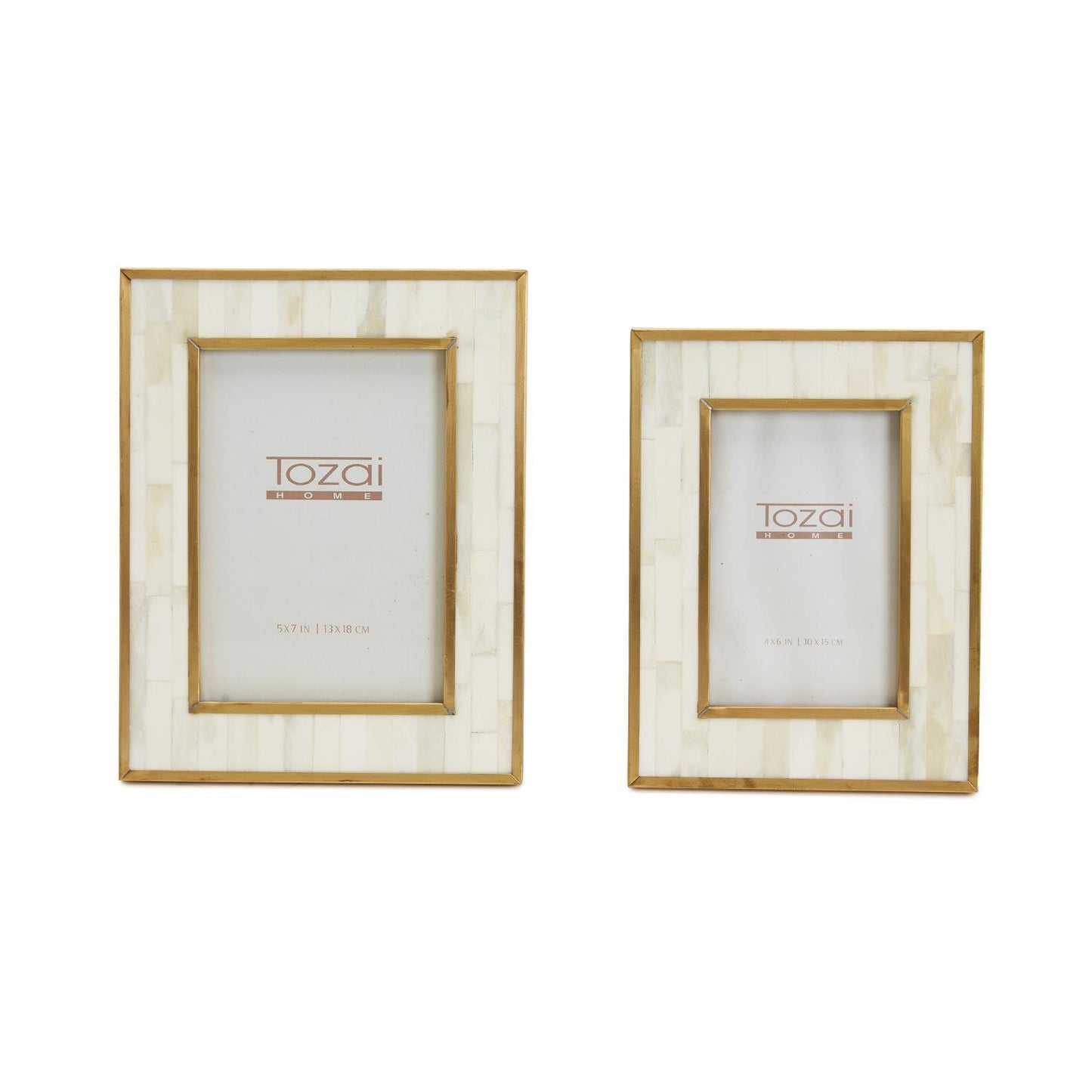 Photo Frame with Brass Border